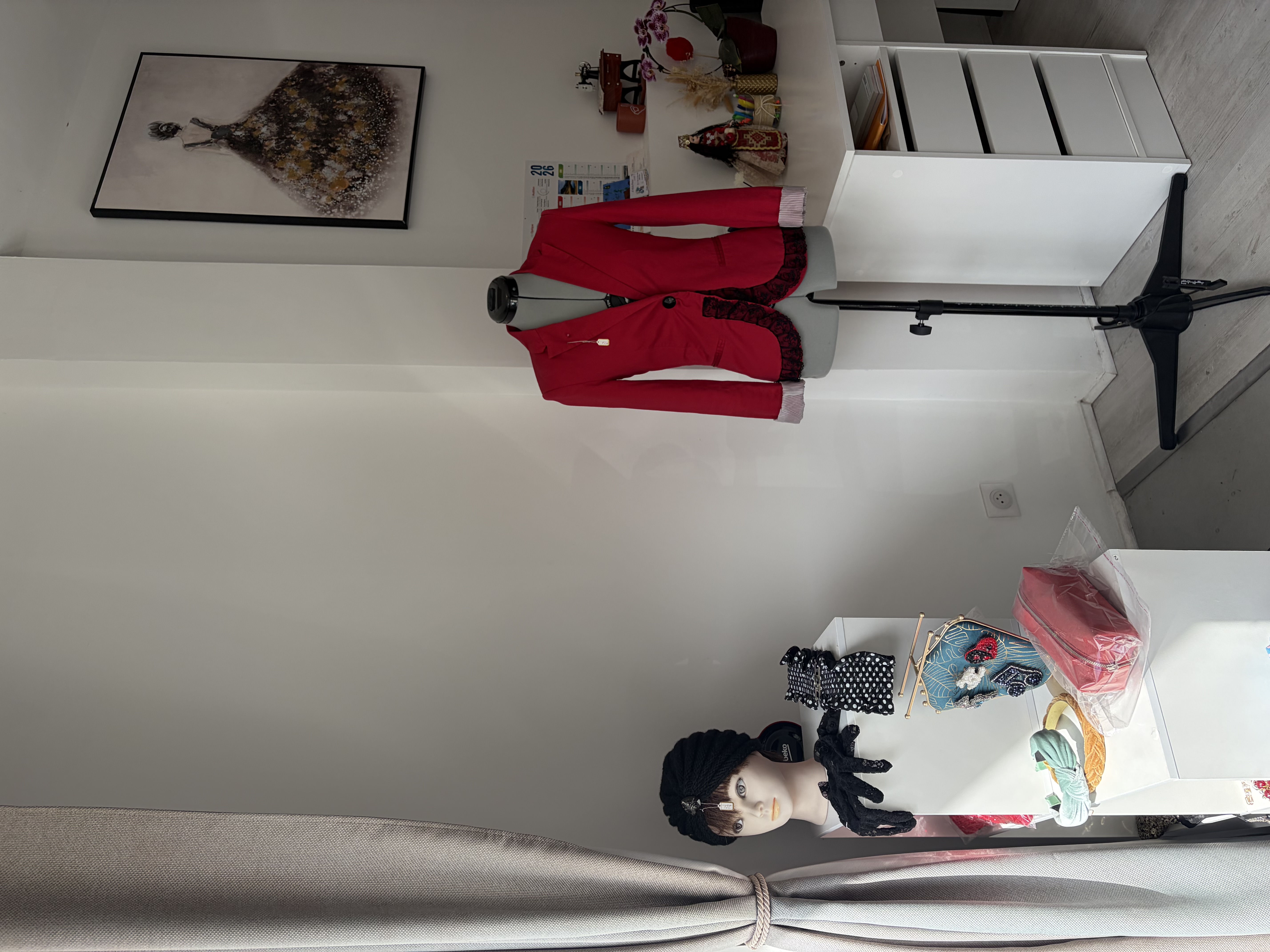 Création sur mannequin